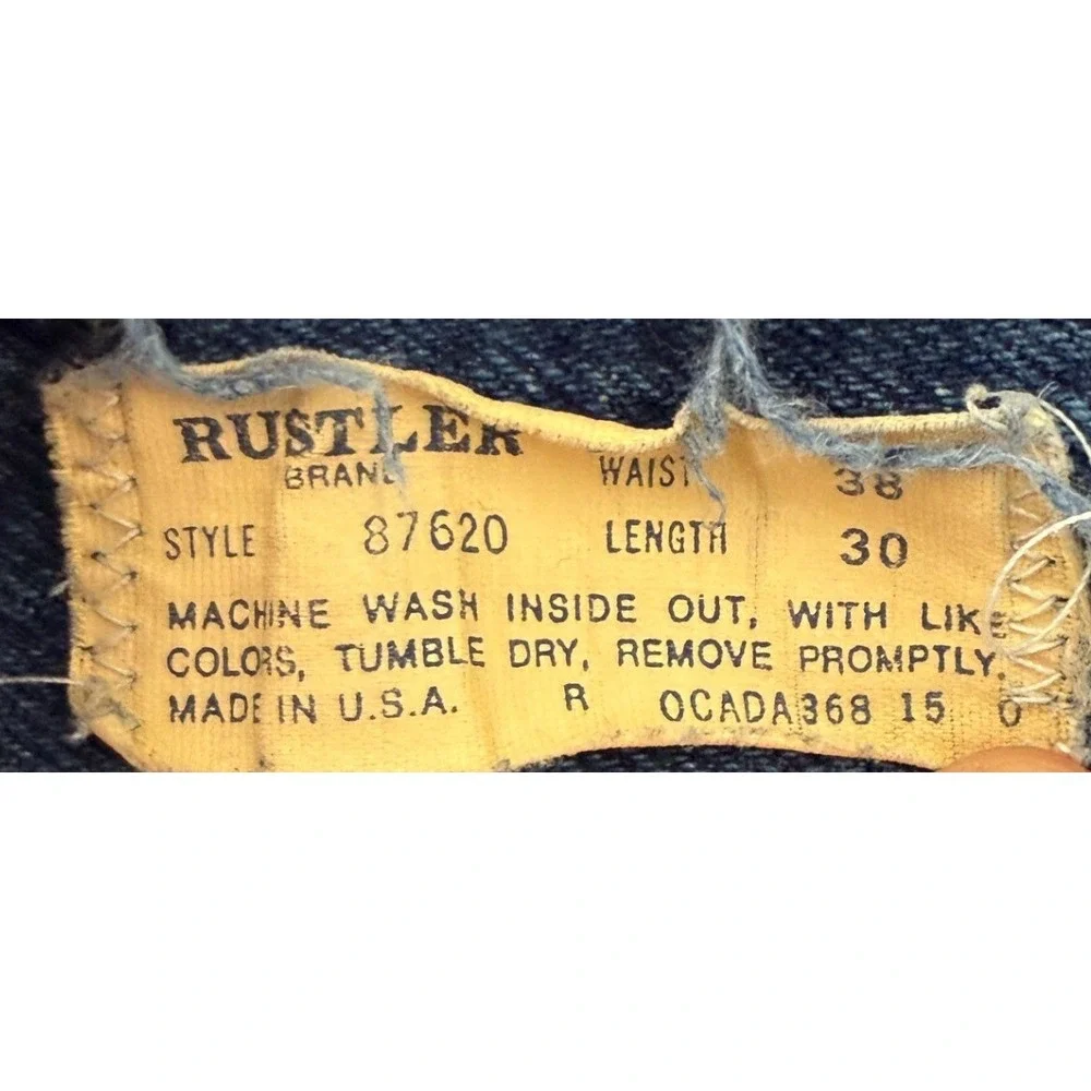 Rustler denim jeans